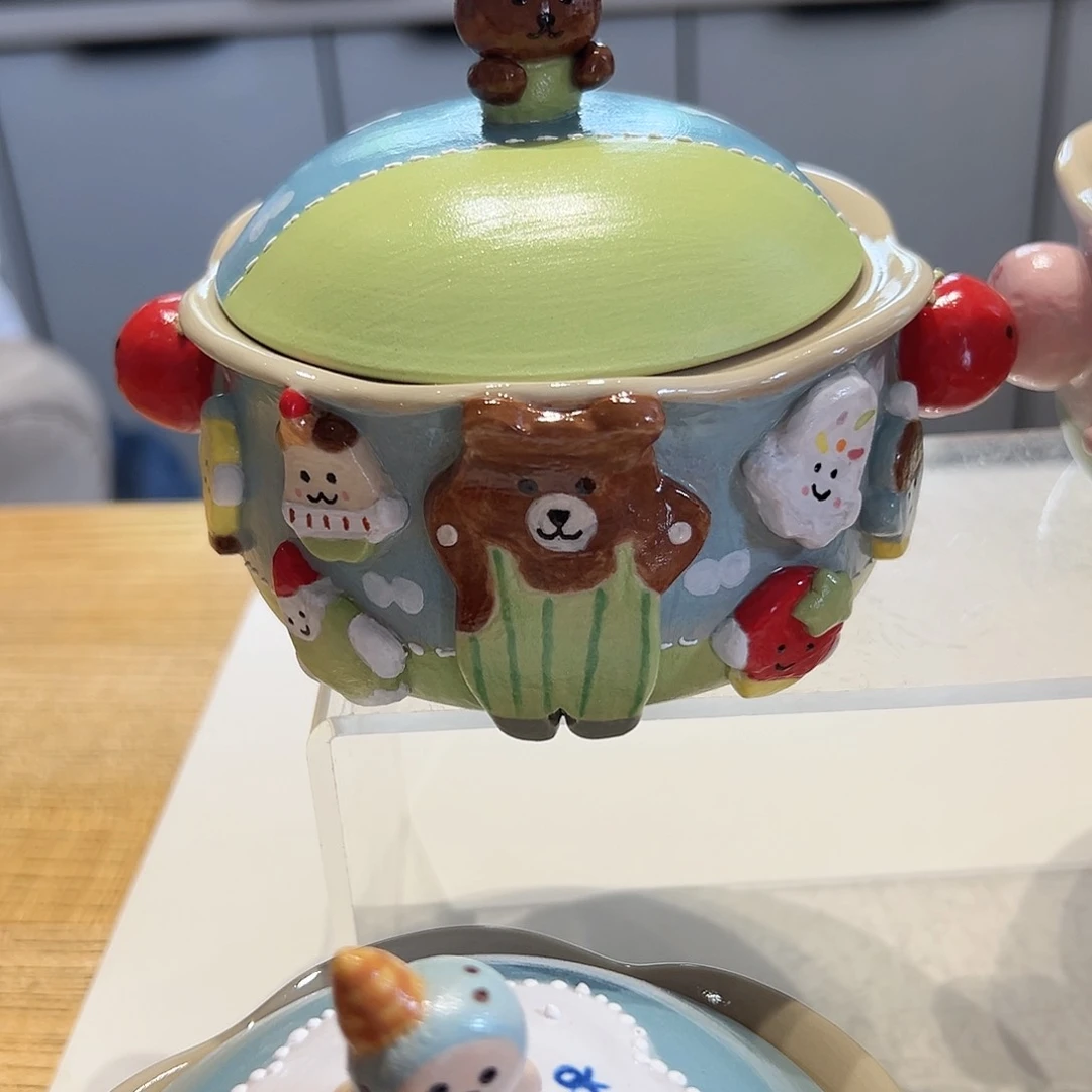 陶瓷艺术手作陶瓷器米炖盅