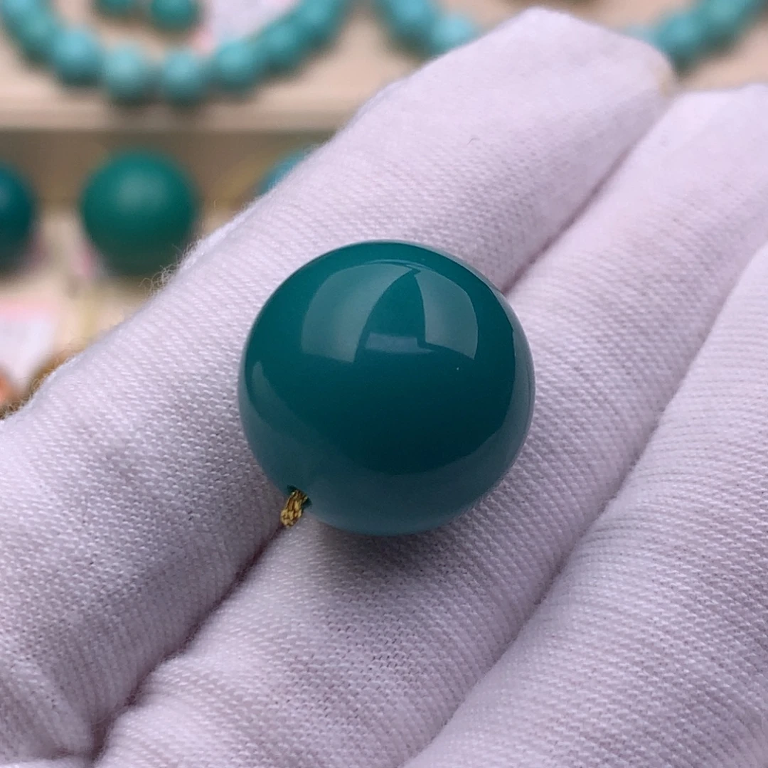 绿松石未镶嵌珠宝奇石16.6尺寸