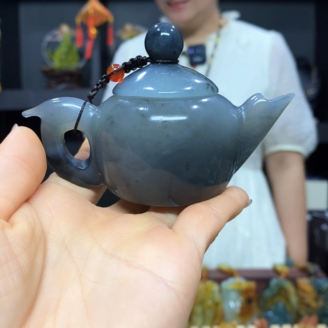 岫玉未镶嵌挂件吊坠