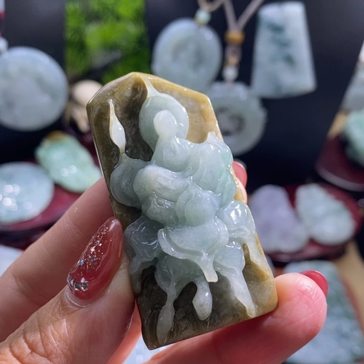 【闪购商品】颈饰未镶嵌翡翠悟道