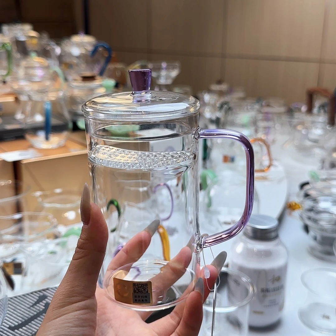 简尚杯浅紫色公道杯禾器