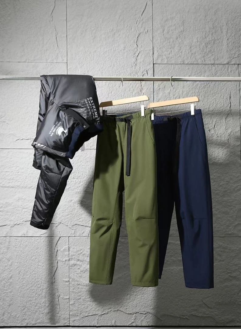 秋冬新款男女冬季防风防水防寒保暖舒适百搭休闲户外羽绒长裤1109