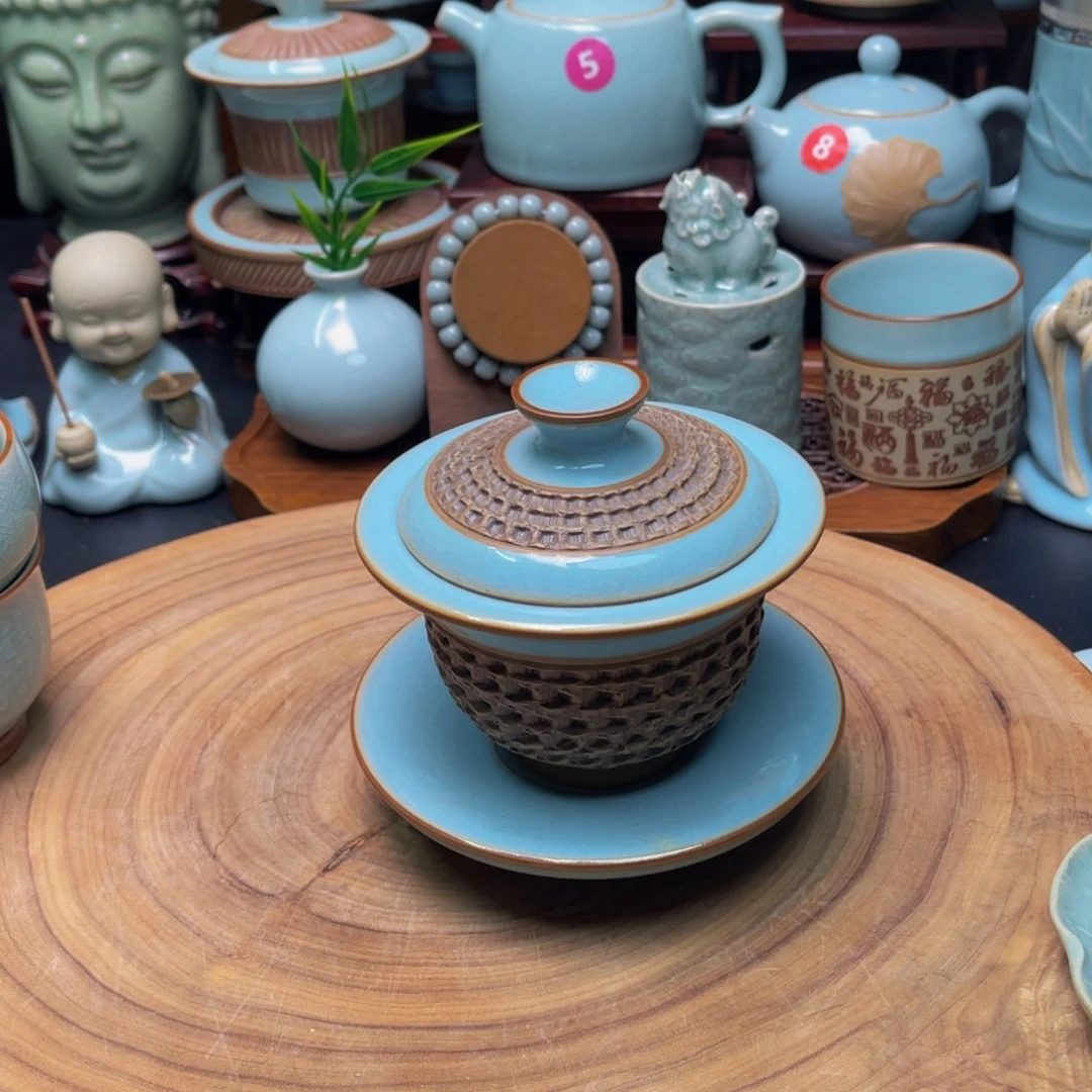 【闪购商品】汝州单壶，壶，正品，杯，盖碗