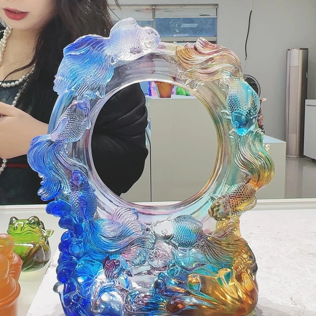 【闪购商品】手工艺品琉璃明**光金玉满堂
