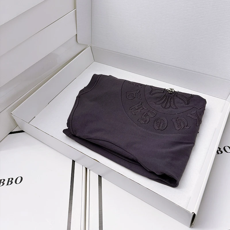 火火【十界】2025高级感轻奢短袖 男女款重磅高端圆领短袖T恤4012