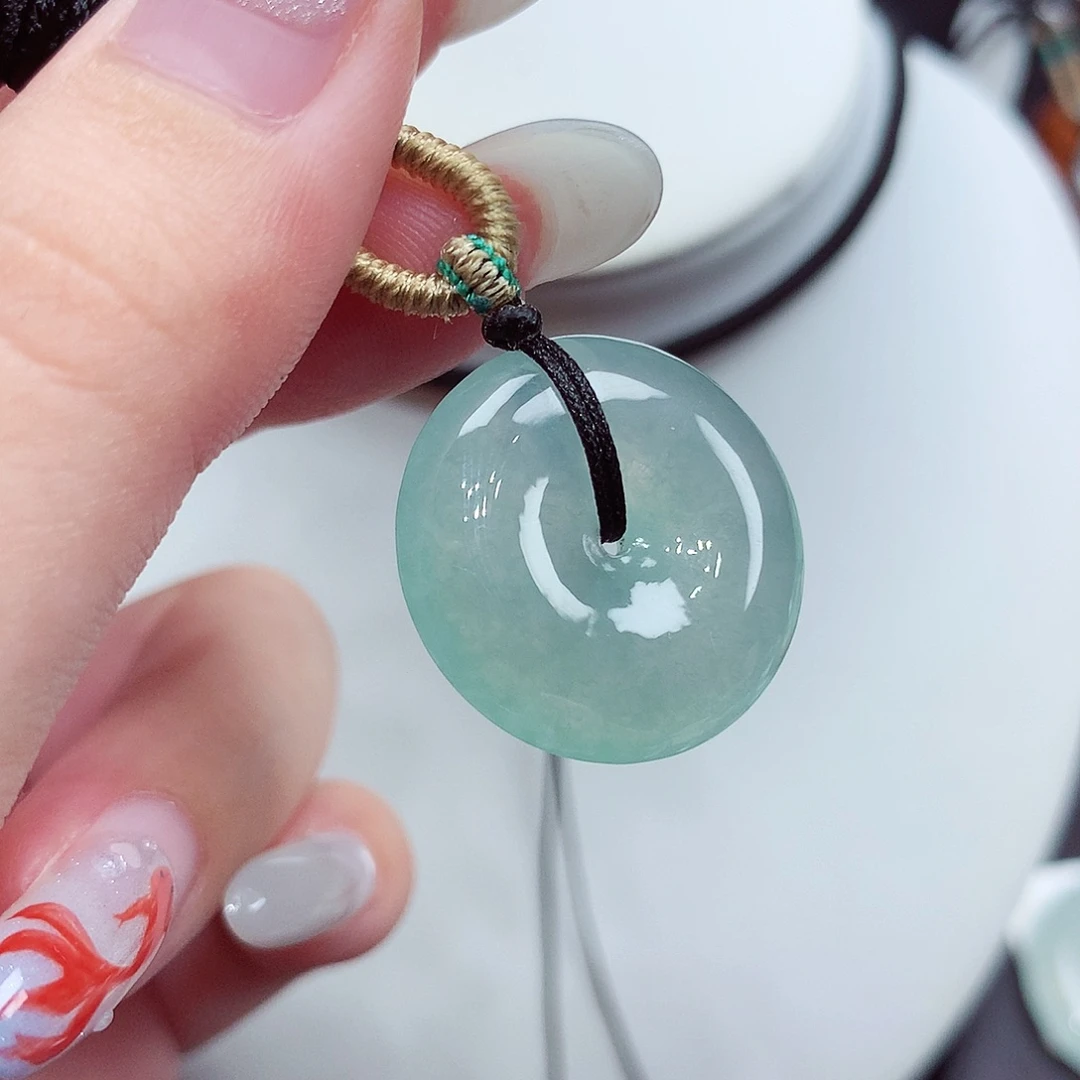 翡翠未镶嵌颈饰翡翠8，22.1/5.6