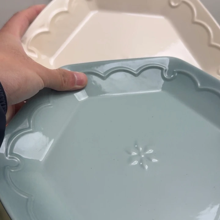 福利微瑕2个9英寸雪花盘