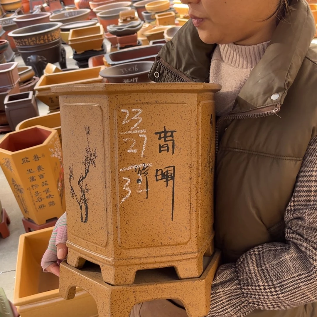 紫砂花盆盆景艺术
