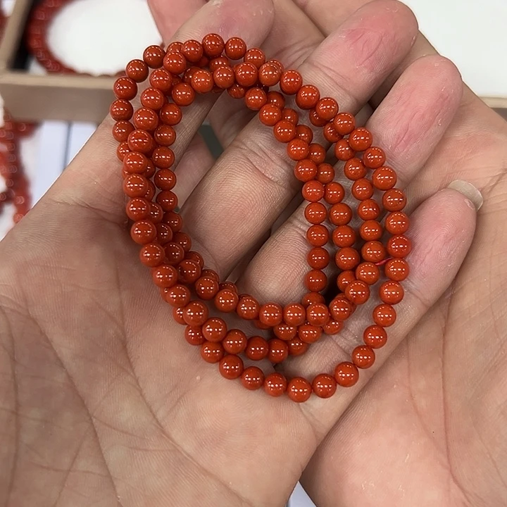 南红玛瑙未镶嵌手串