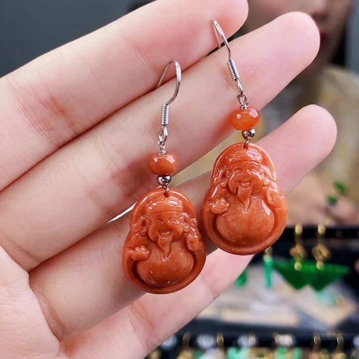翡翠耳饰未镶嵌饰品