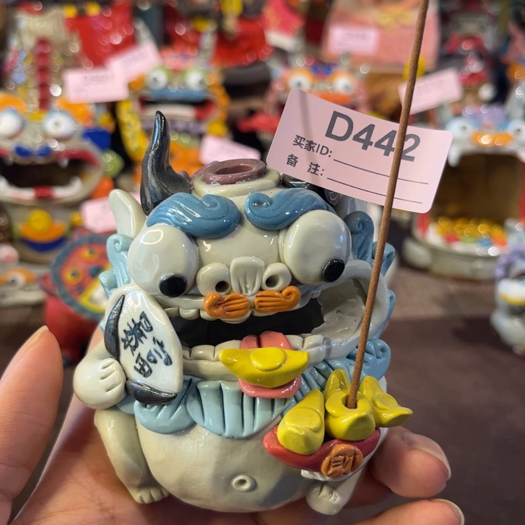 泥塑纯手工茶宠摆件