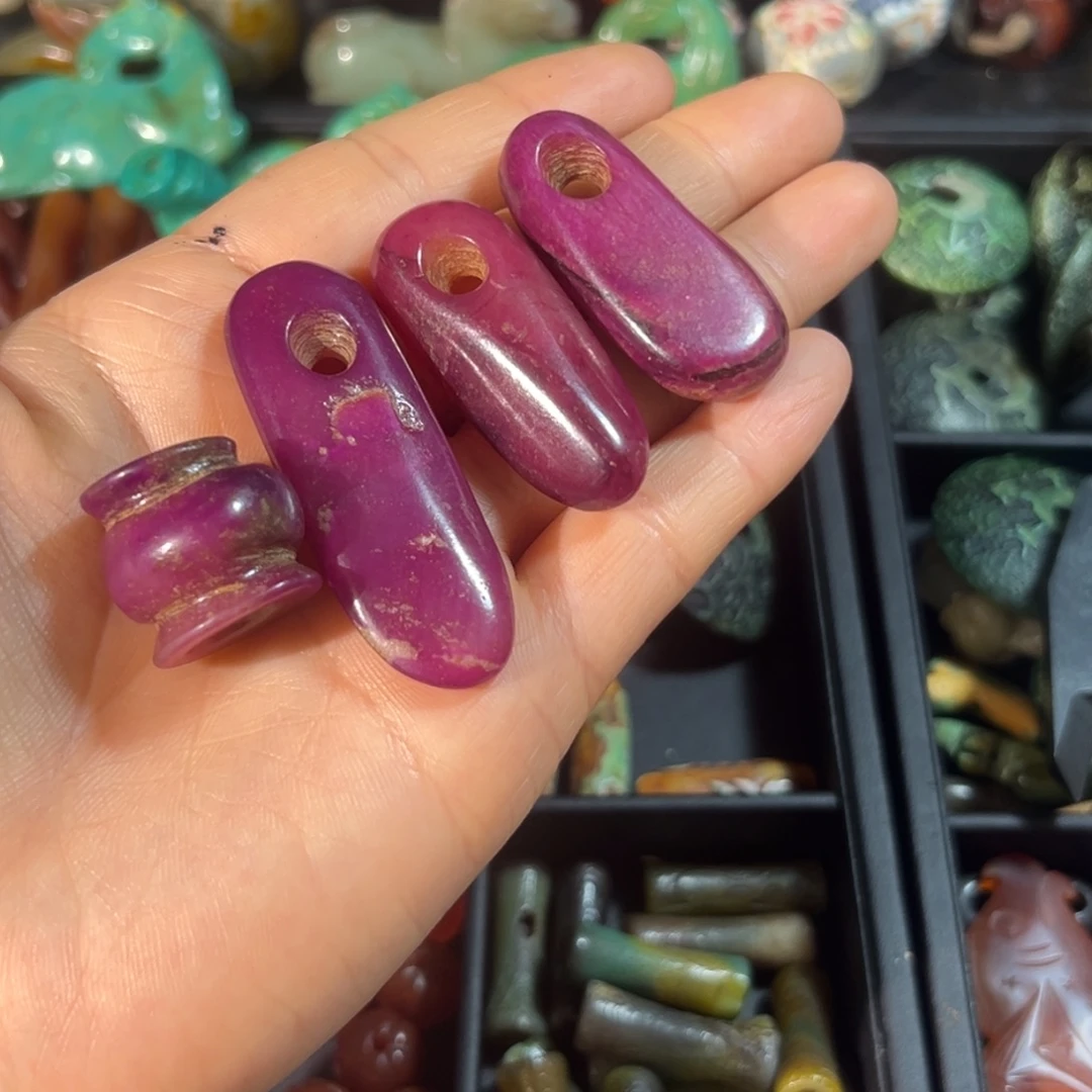 无***歌玛瑙/玉髓合金颈饰