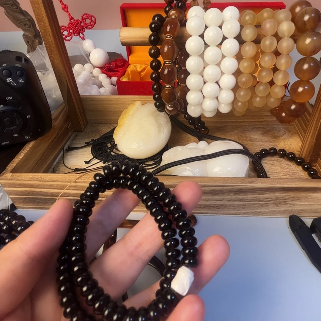 纳***音硅胶纯铜手串0750