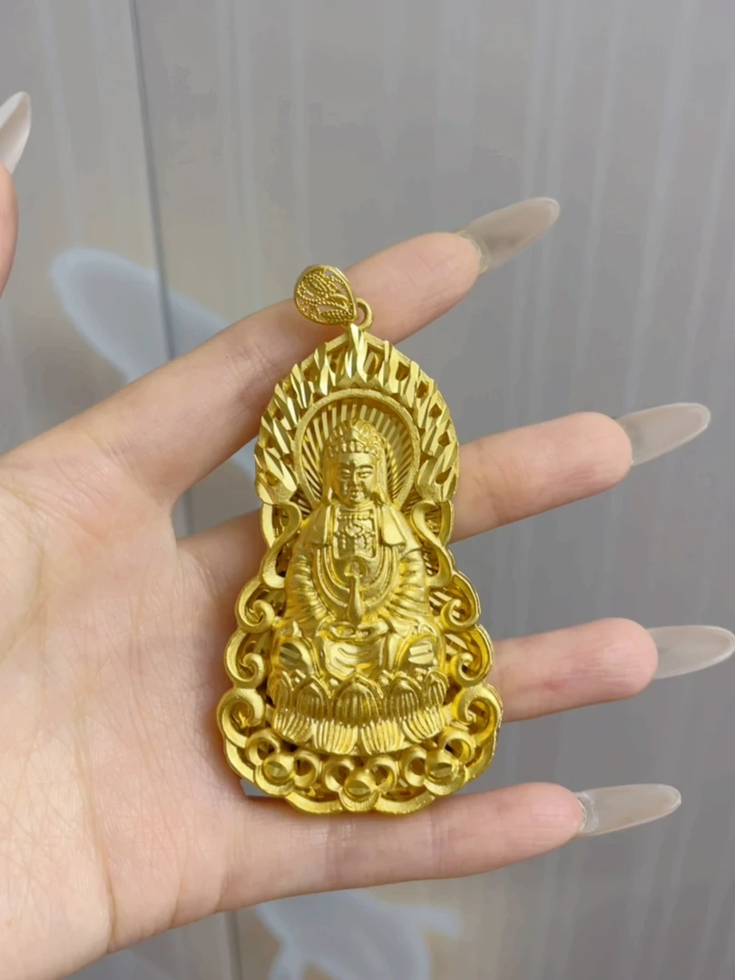 合金吊坠 火焰观音吊坠