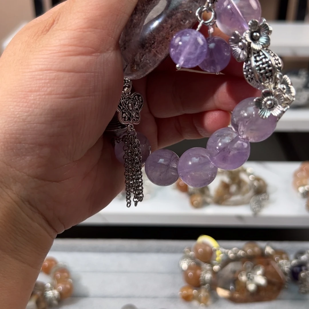 水晶手链合金若*~手串