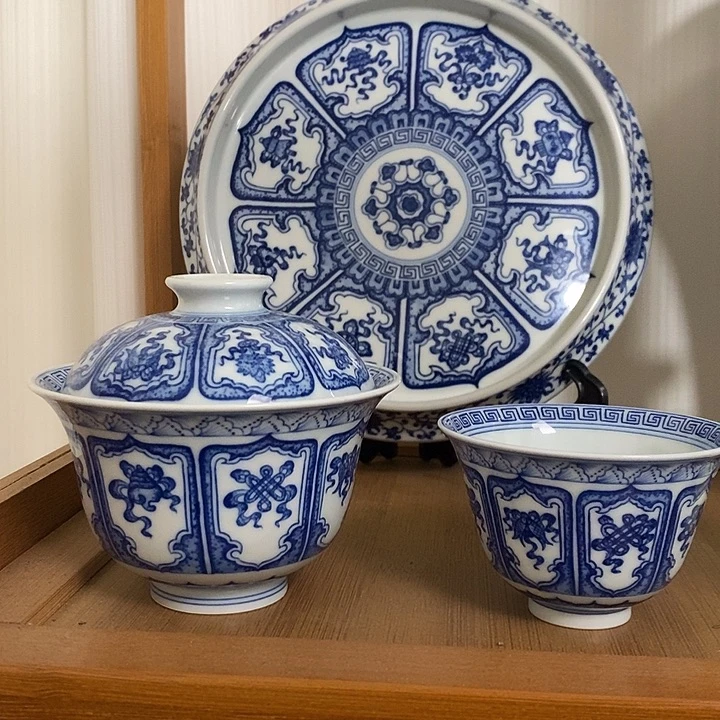 瓷【至坤承器】八宝套组