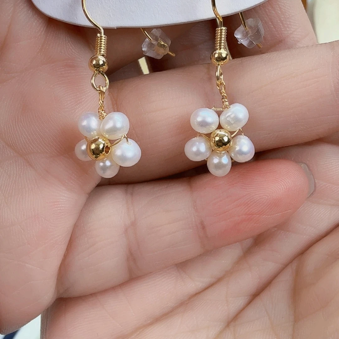 未镶嵌耳饰淡水珍珠