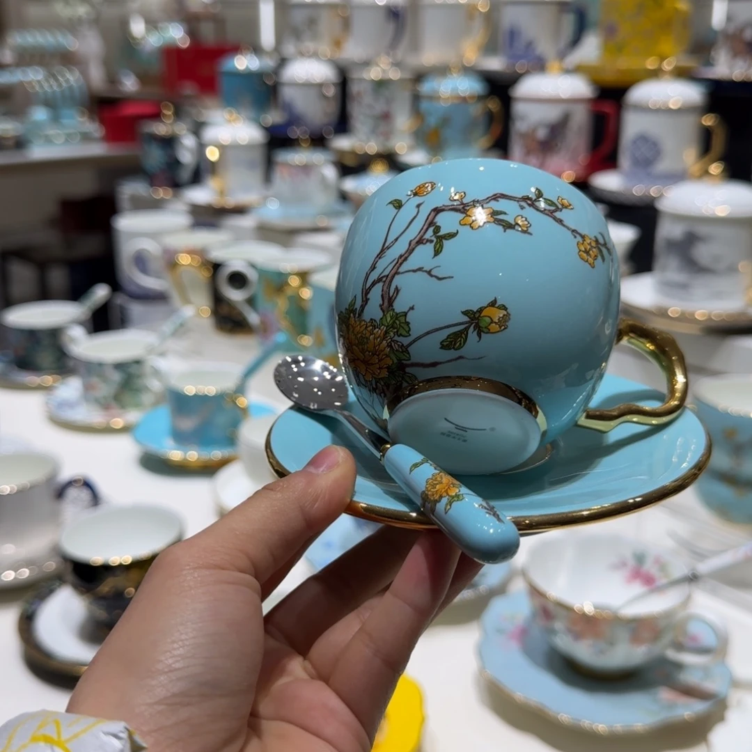 竣***熙陶瓷福利2头咖啡杯送咖啡勺一个