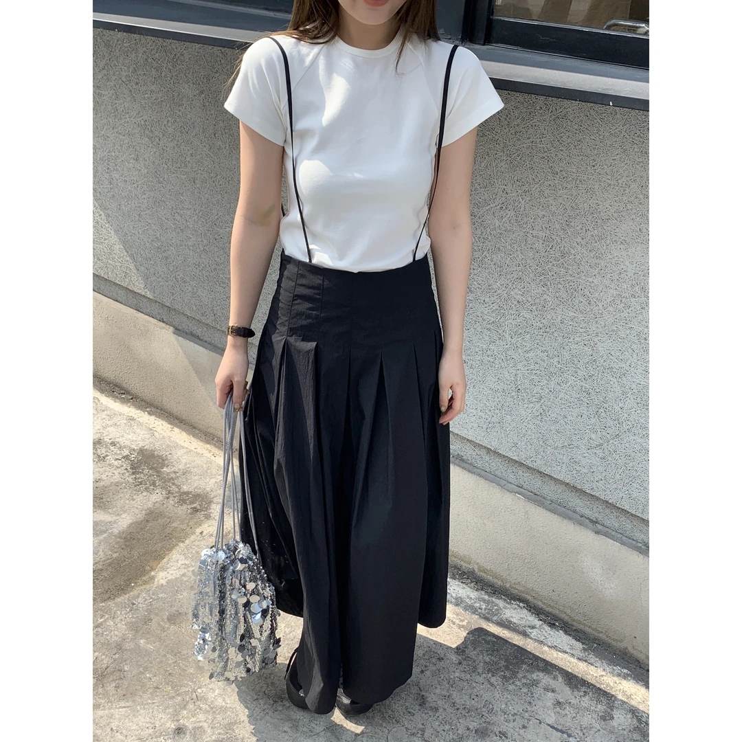 C021#SELENE#韩系简约纯色显瘦小版短袖T恤（福利）