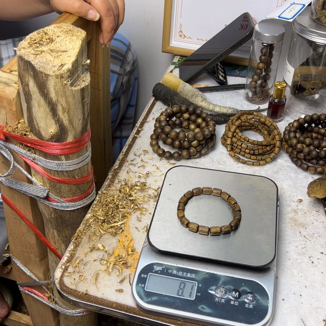 线香奇楠沉香手串8克