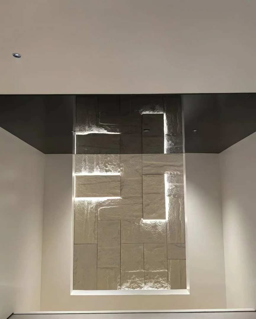 轻质快装材料PU轻陶石装饰板