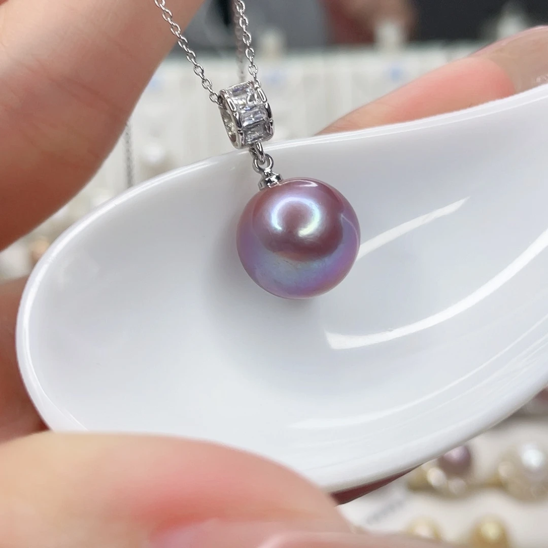淡水珍珠吊坠(赠链)合金