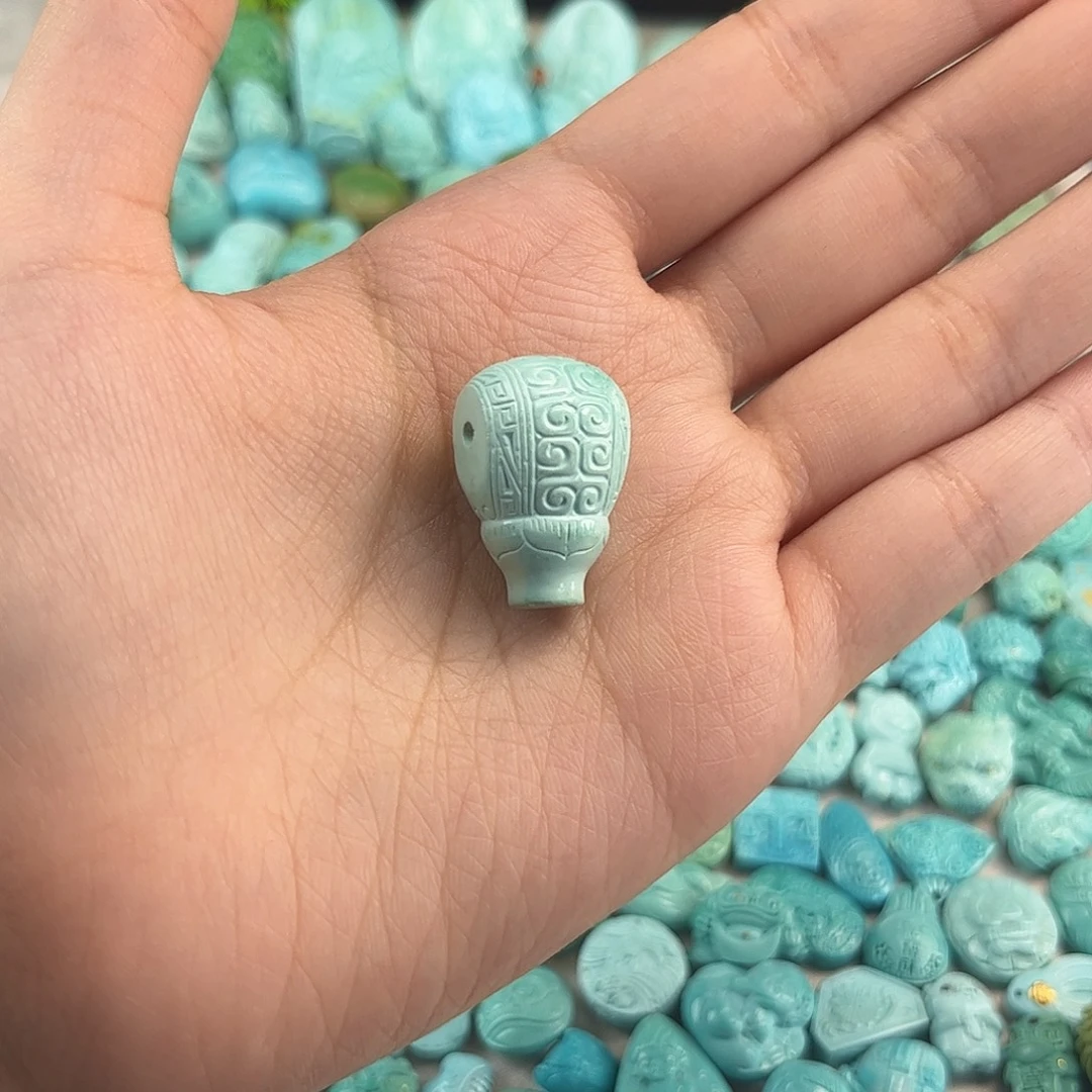 绿松石未镶嵌吊坠(不含链)