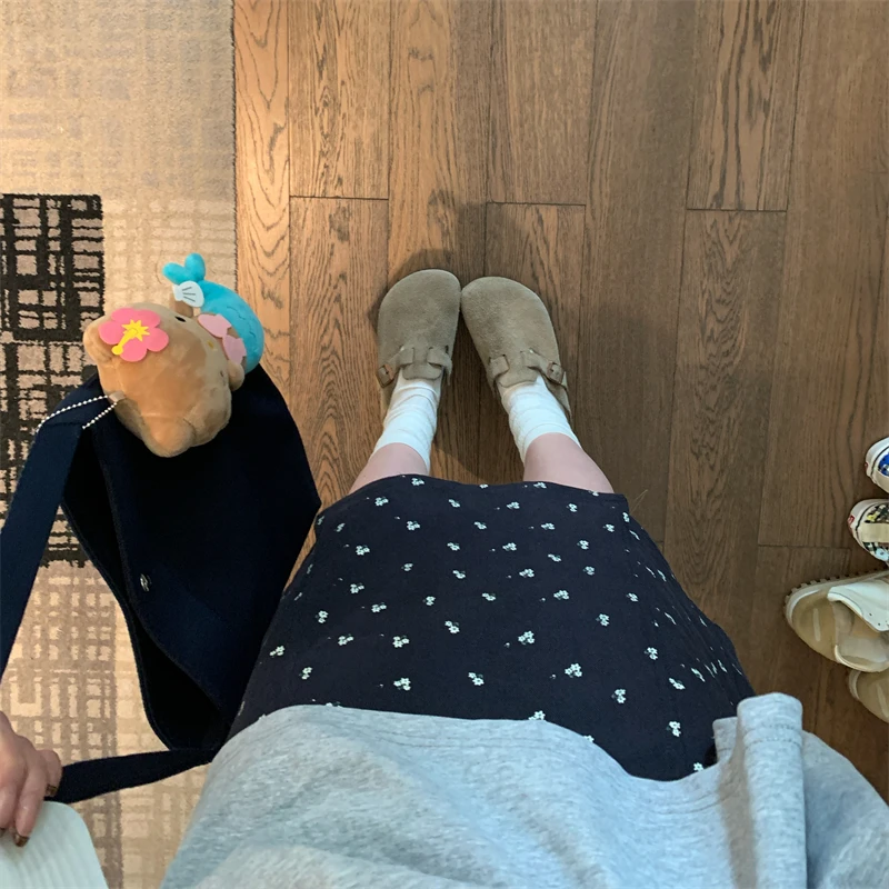 【OPENING自制】春季百搭高腰显瘦休闲碎花短裙