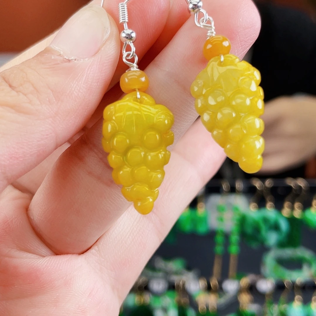 未镶嵌翡翠耳饰饰品