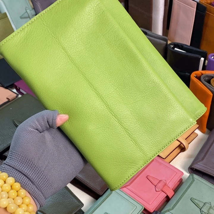 头层牛皮A5活页本