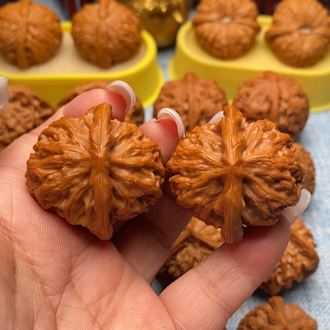 文玩核桃把件毕业金麒麟39尺全品