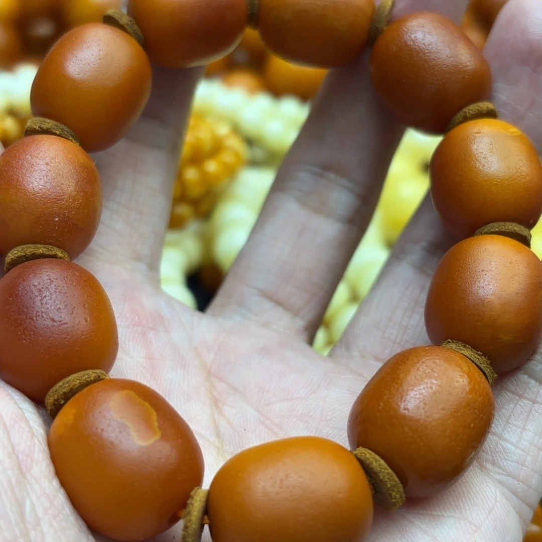 琥珀手链未镶嵌蜜蜡