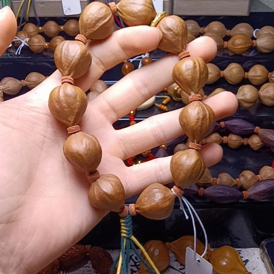 橄榄核手串/手链橄榄核手串三花铁核蒜头2.0