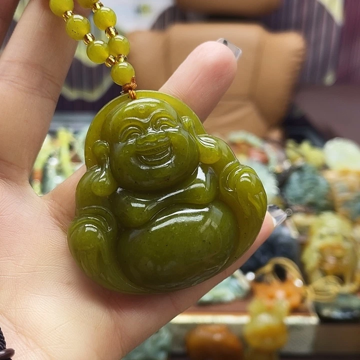 蛇纹石玉未镶嵌挂件