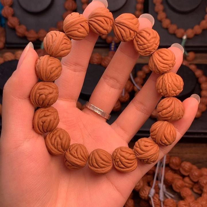 桃核手串16柳叶手串