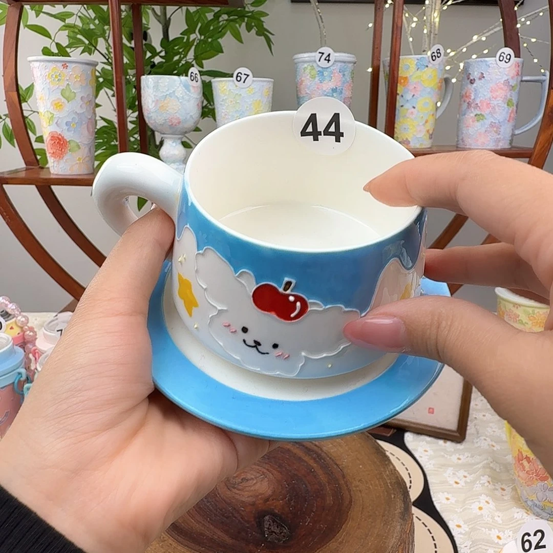 S44景德镇手绘高温釉下彩