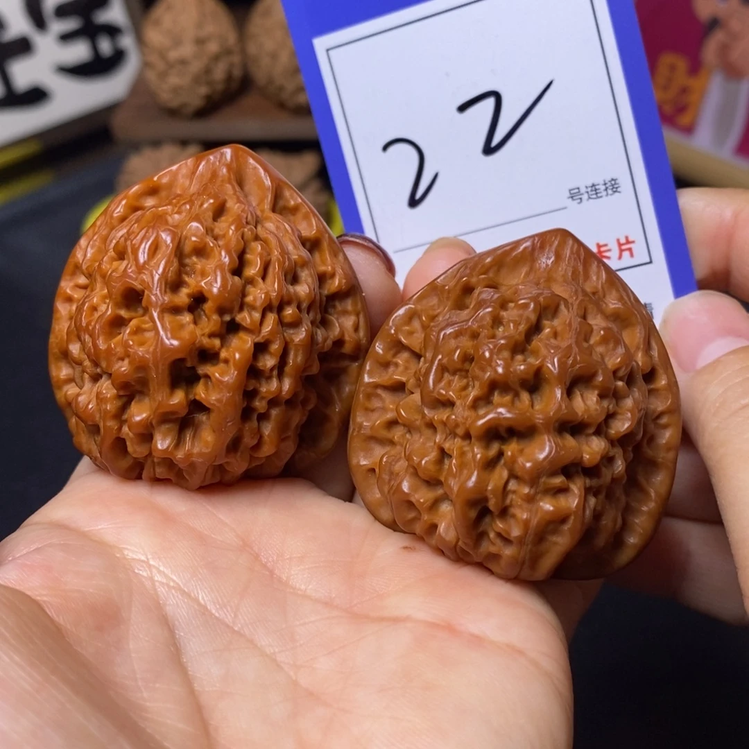 把件文玩核桃46官帽22