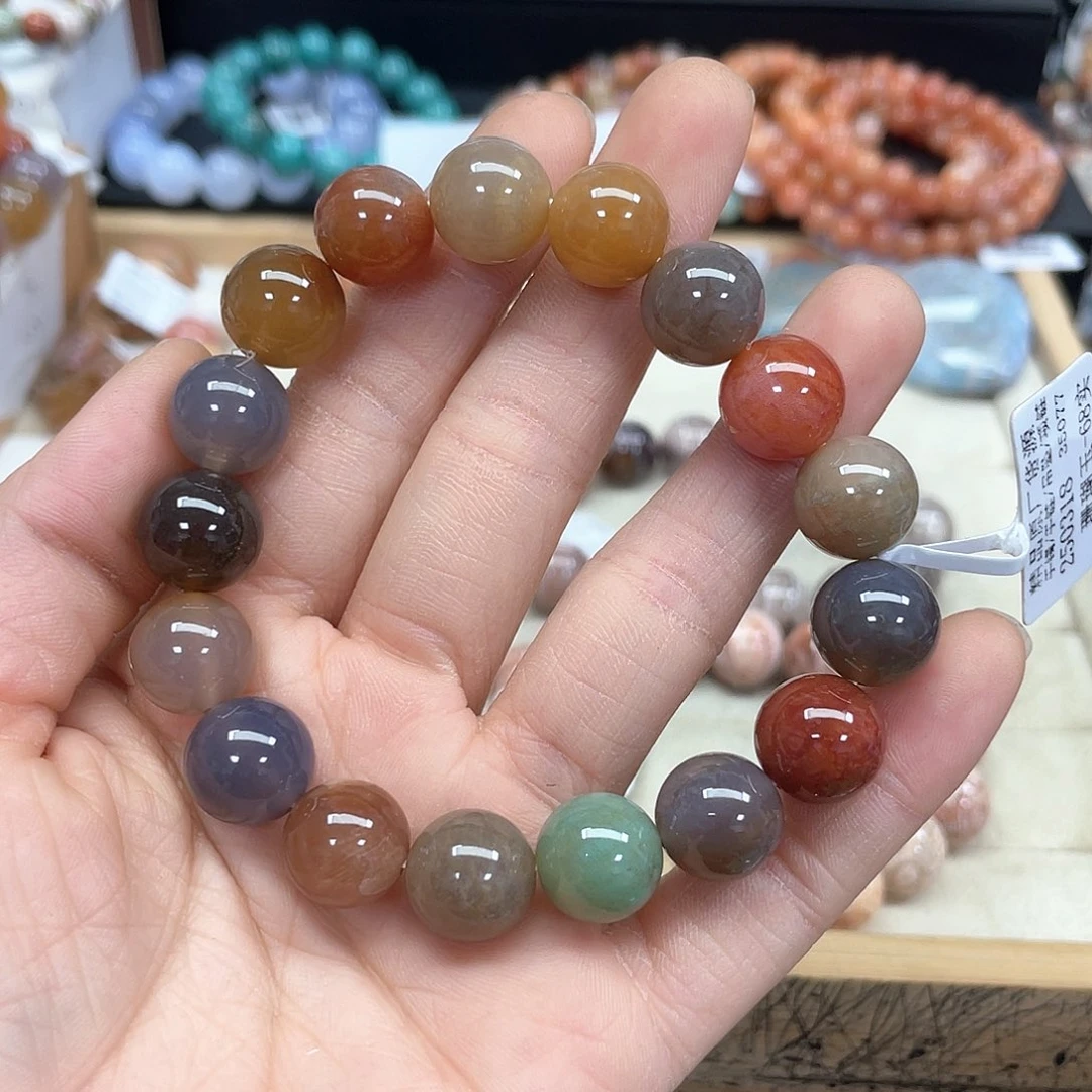 硅化珊瑚（珊瑚玉）手串未镶嵌ℒ****469