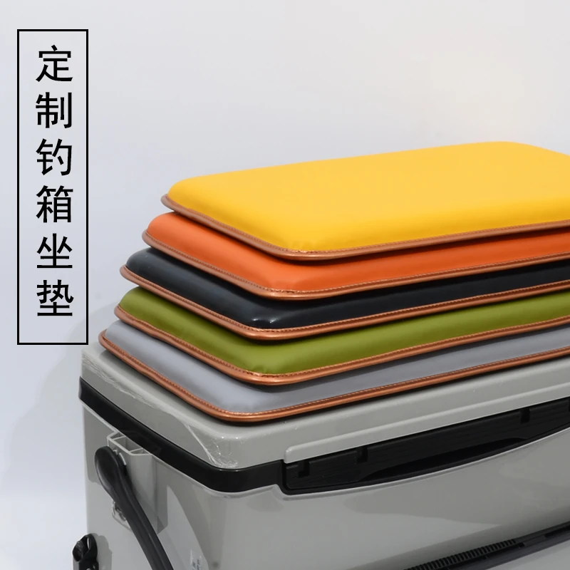 新款四季加厚防水钓箱坐垫皮革舒适久坐不累不易变形可定制坐垫