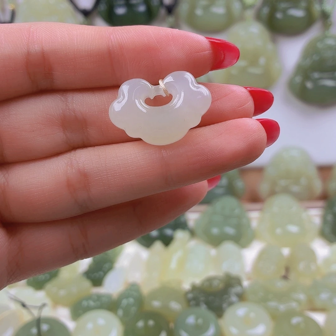 和田玉未镶嵌颈饰25