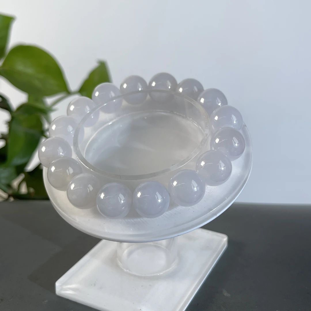 JXA25-117 天然缅甸A货翡翠 翡翠手串