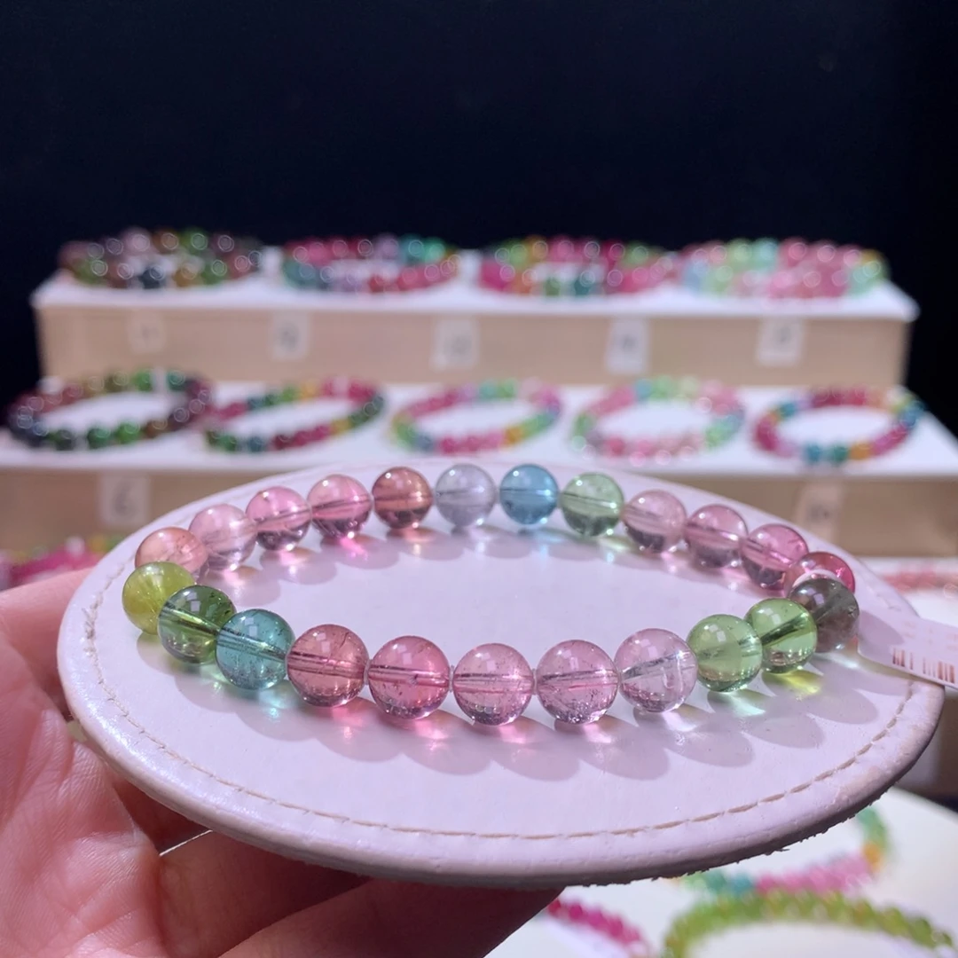 碧玺未镶嵌手链碧玺