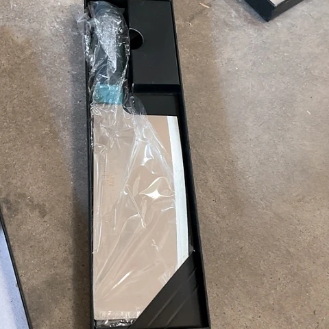 微瑕，不锈钢切菜刀不能砍骨蓝色