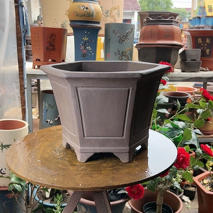 32素面六方花盆花盆花盆花盆