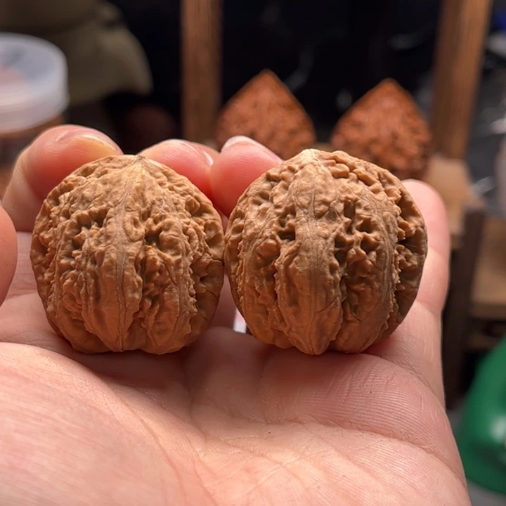 文玩核桃把件楸大胖67