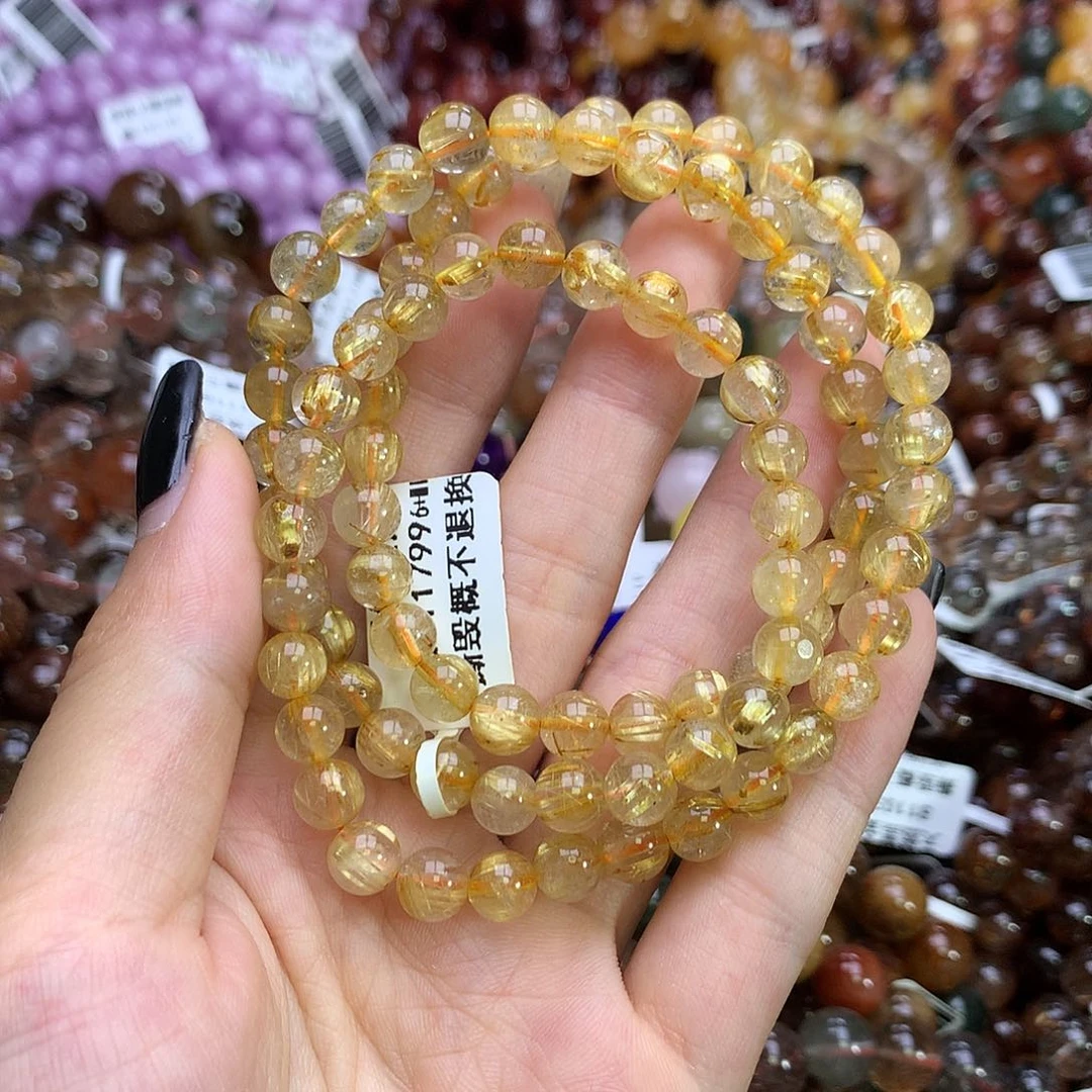 水晶手链未镶嵌，