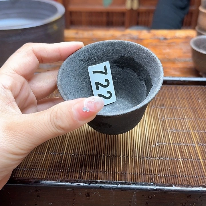 纯手工制作粗陶茶具