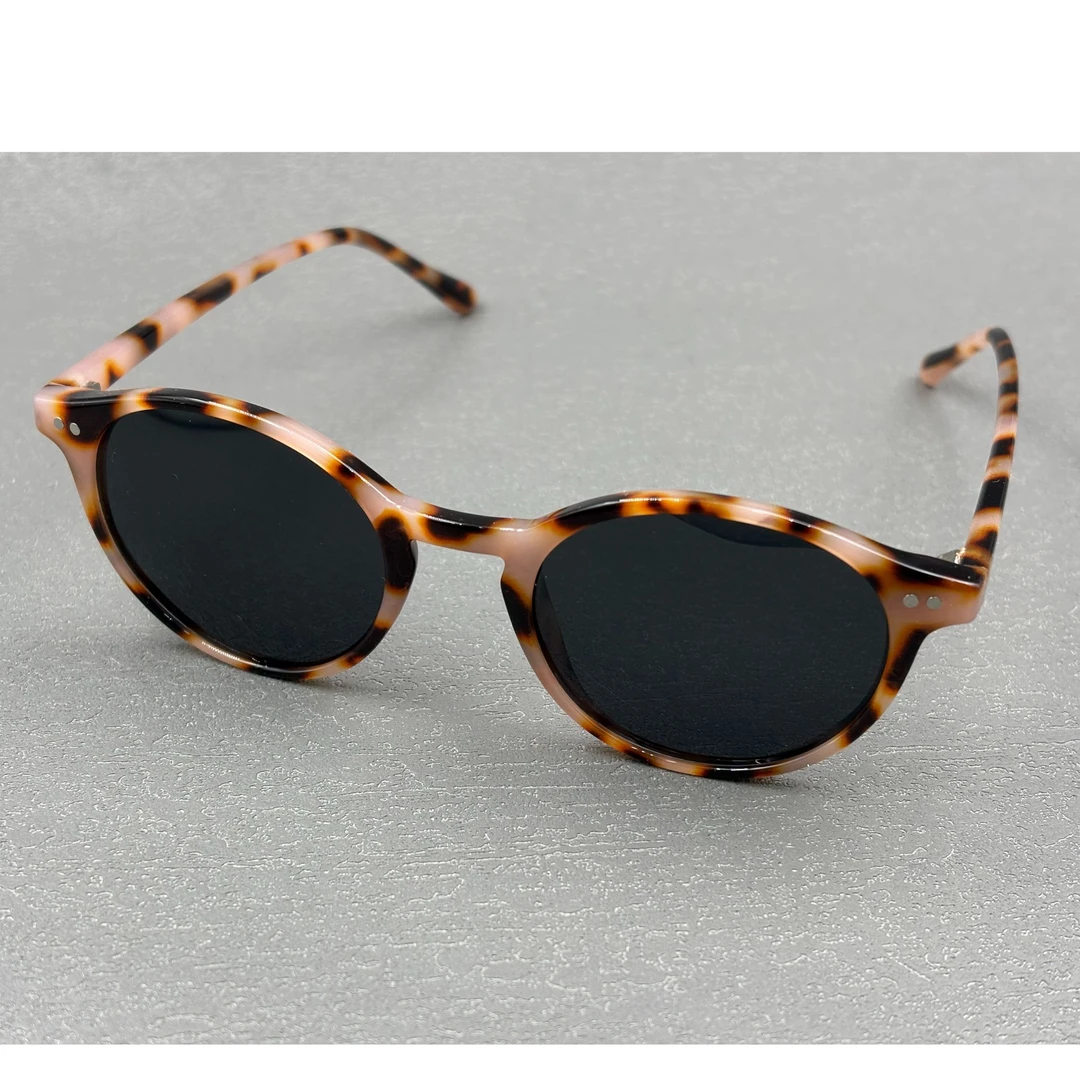 2025新款圆框偏光太阳镜开车钓鱼专用网红时尚复古防紫外线个性