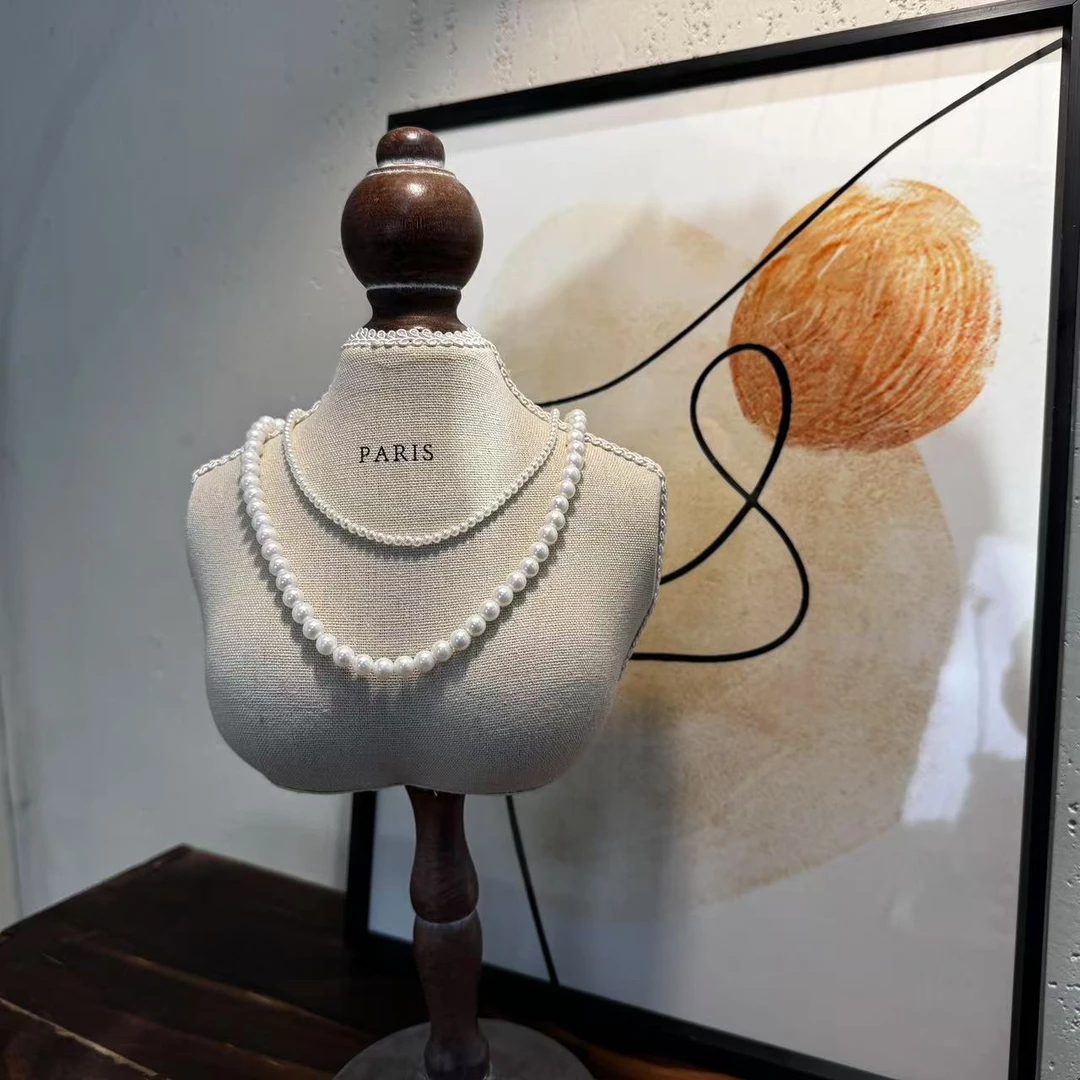 铜合金仿珍珠吊坠 十里间 珠光白/仿珍珠项链