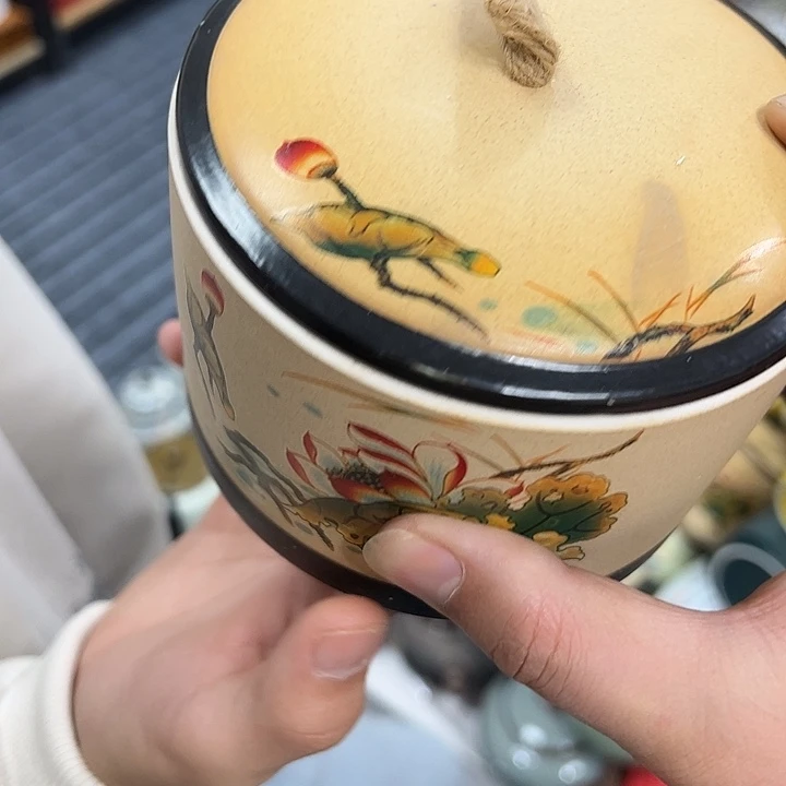 茶叶罐陶瓷家用储物罐瑕疵福利品介意勿拍